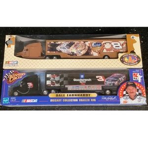 Dale Earnhardt vintage collector items trailer rig and transporter